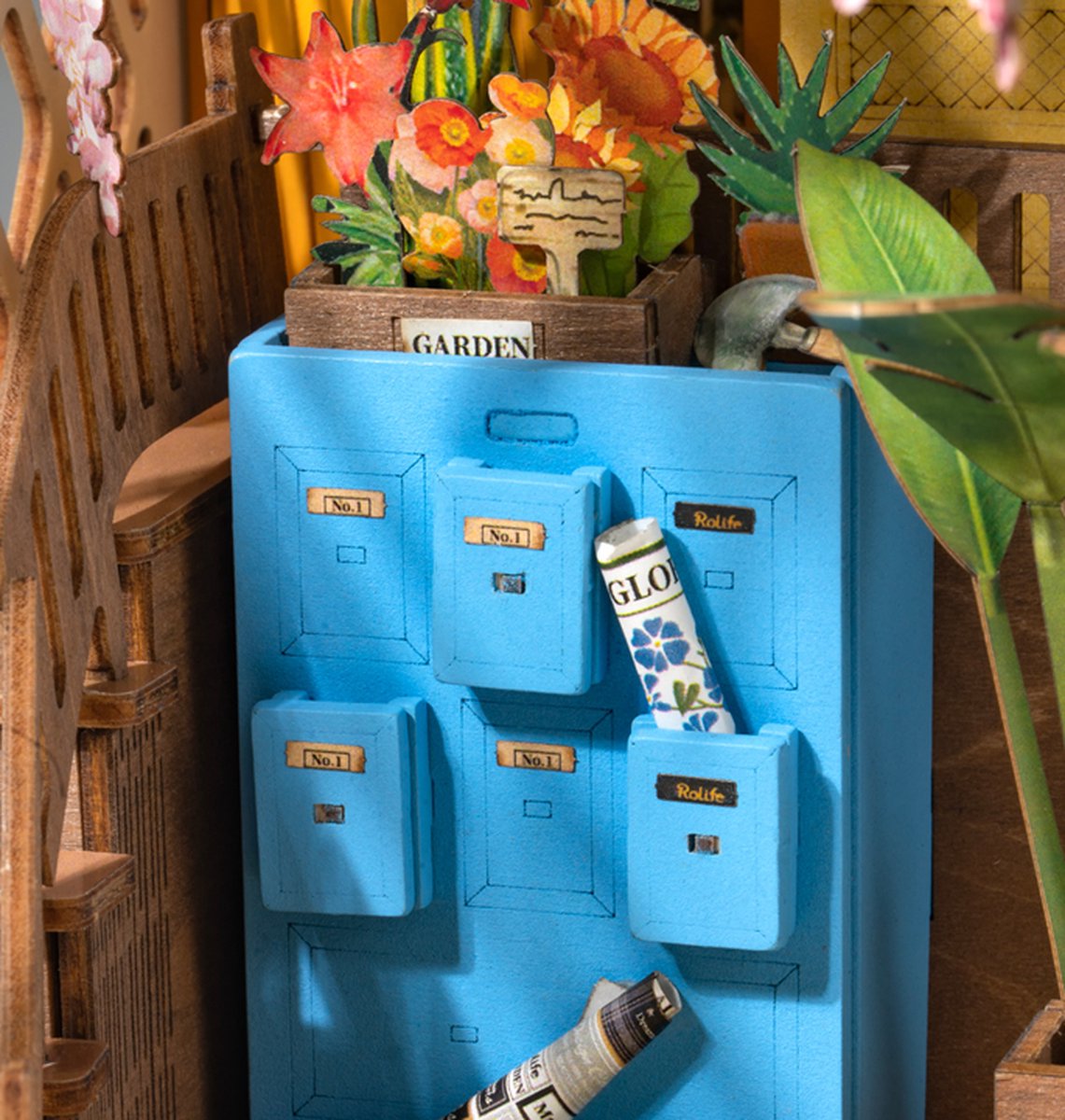 Robotime Rolife Boekhoek Miniatuur Tuin Huis - TGB06 DIY