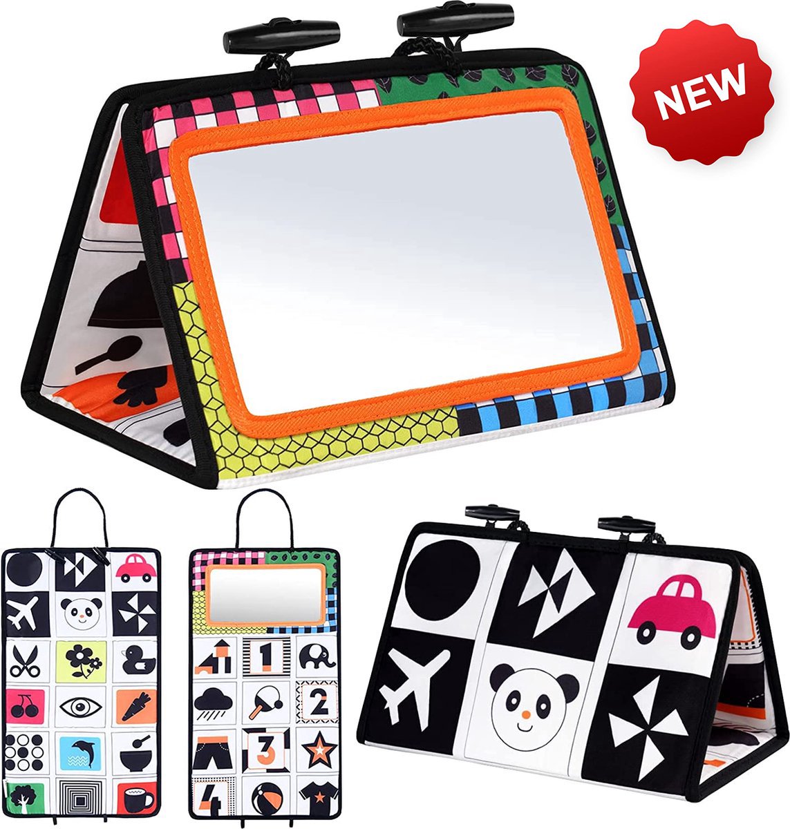 Sans Marque Baby's Eerste Speelboek Look and Crisp