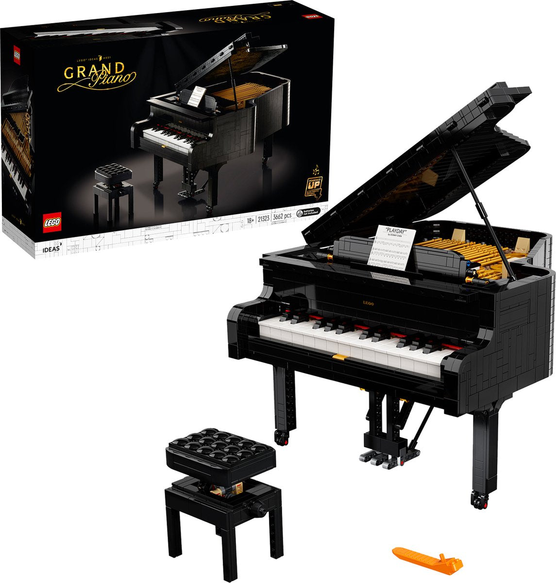 LEGO Ideas Grand Piano Bouwset - 21323