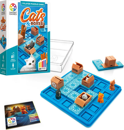 SmartGames CATS & BOXES - Uitdagend Doolhofspel