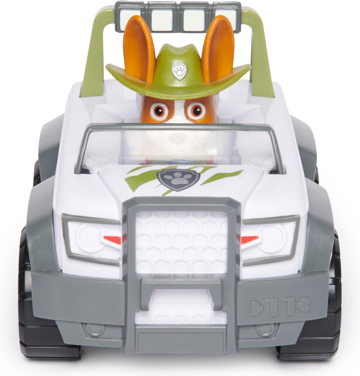 PAW Patrol Tracker Voertuig met Verzamelbare Figurine - 15 cm