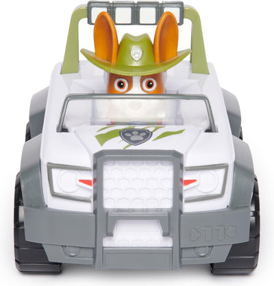 PAW Patrol Tracker Voertuig met Verzamelbare Figurine - 15 cm