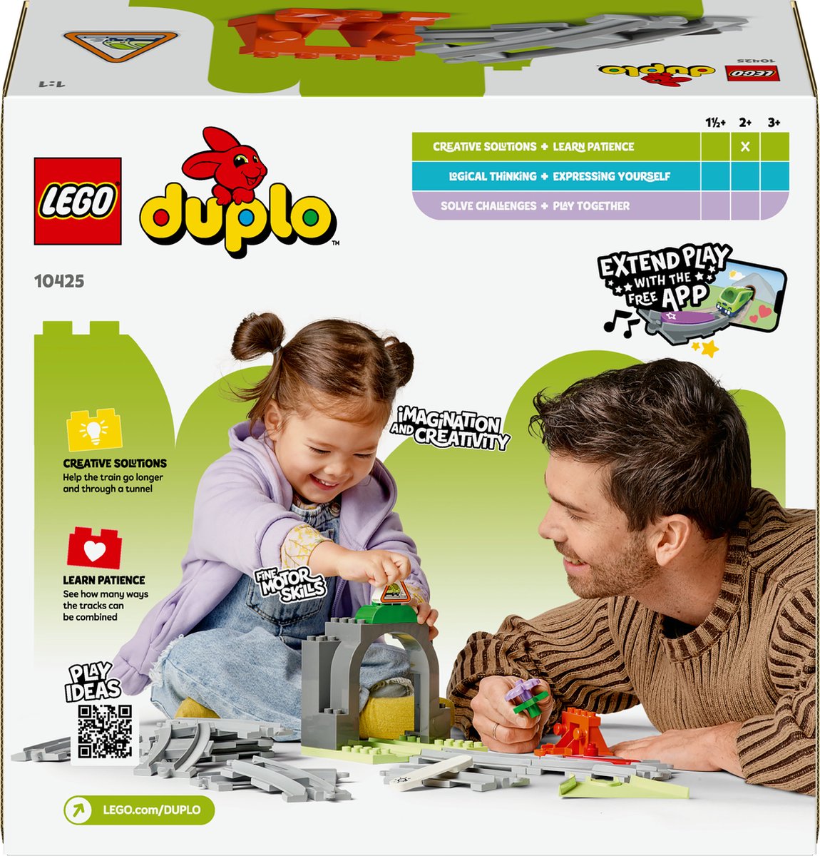 LEGO DUPLO Spoorweguitbreiding Tunnel & Rails - 10425