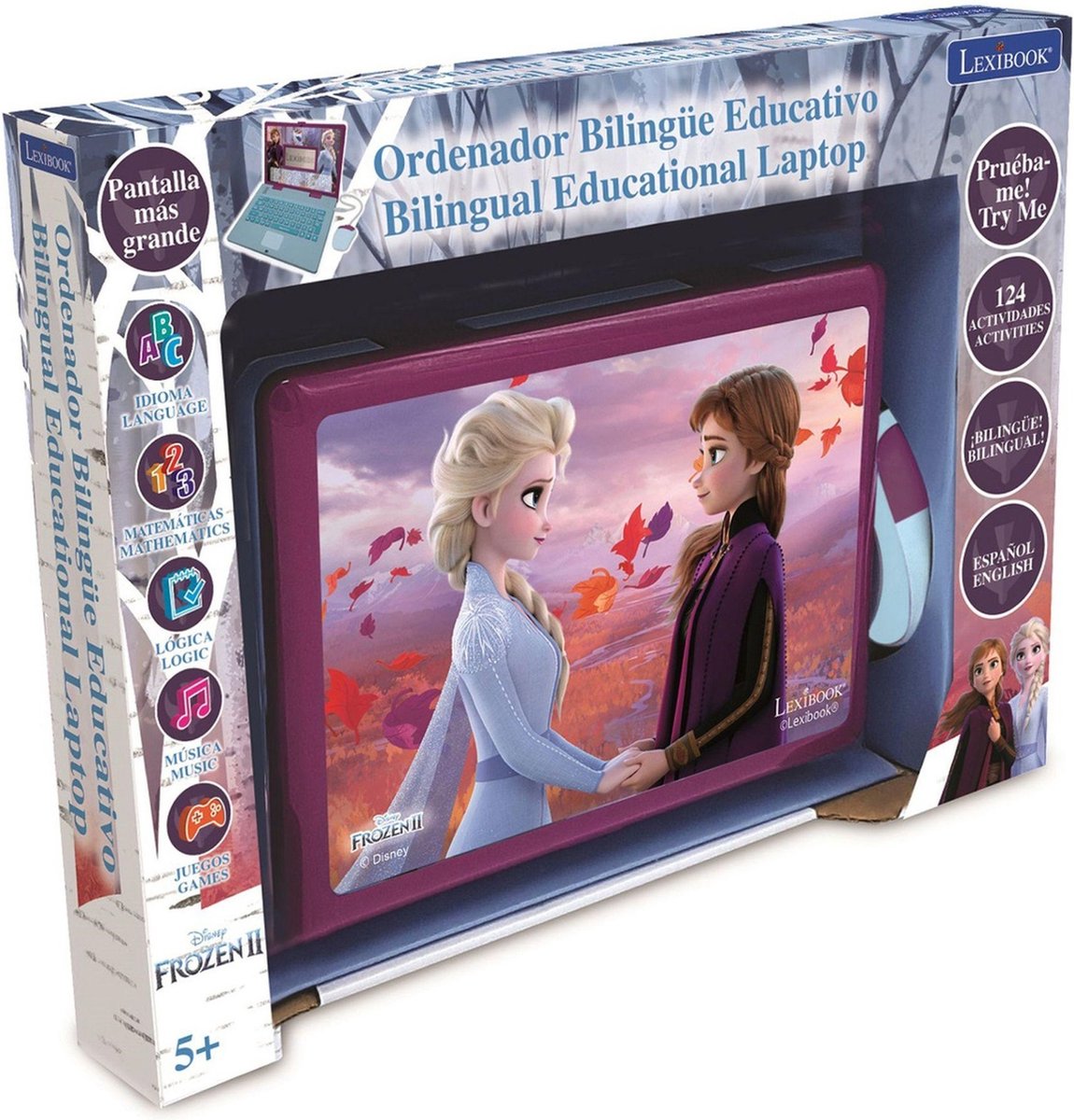 Disney Frozen Tweetalige Educatieve Laptop - 124 Activiteiten
