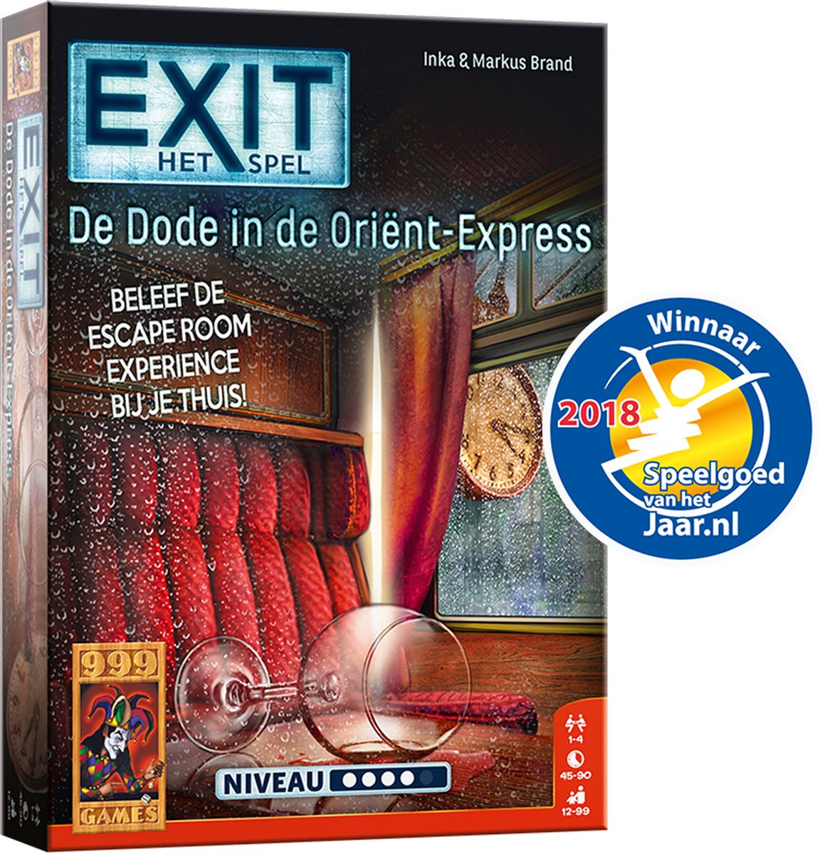 999 Games EXIT: De Dode in de Orient Express Spel
