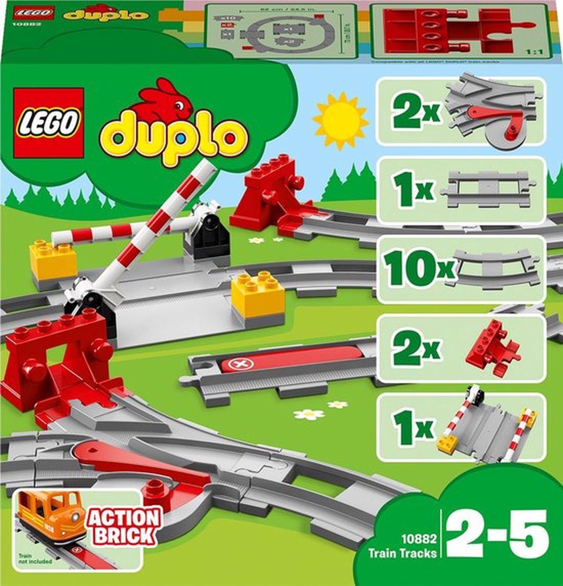 LEGO DUPLO Mijn Stad Treinrails - 10882