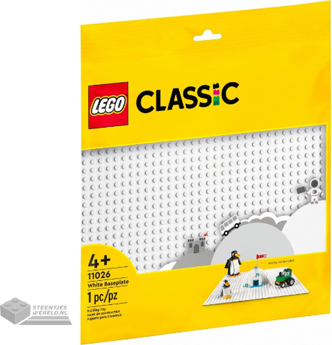 LEGO Classic Witte Bouwplaat 32x32 - 11026