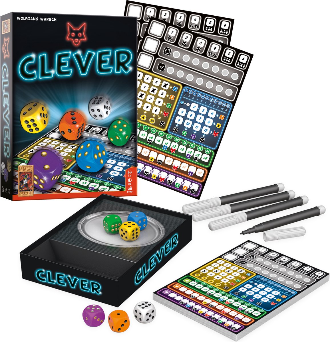 999 Games Clever Dobbelspel