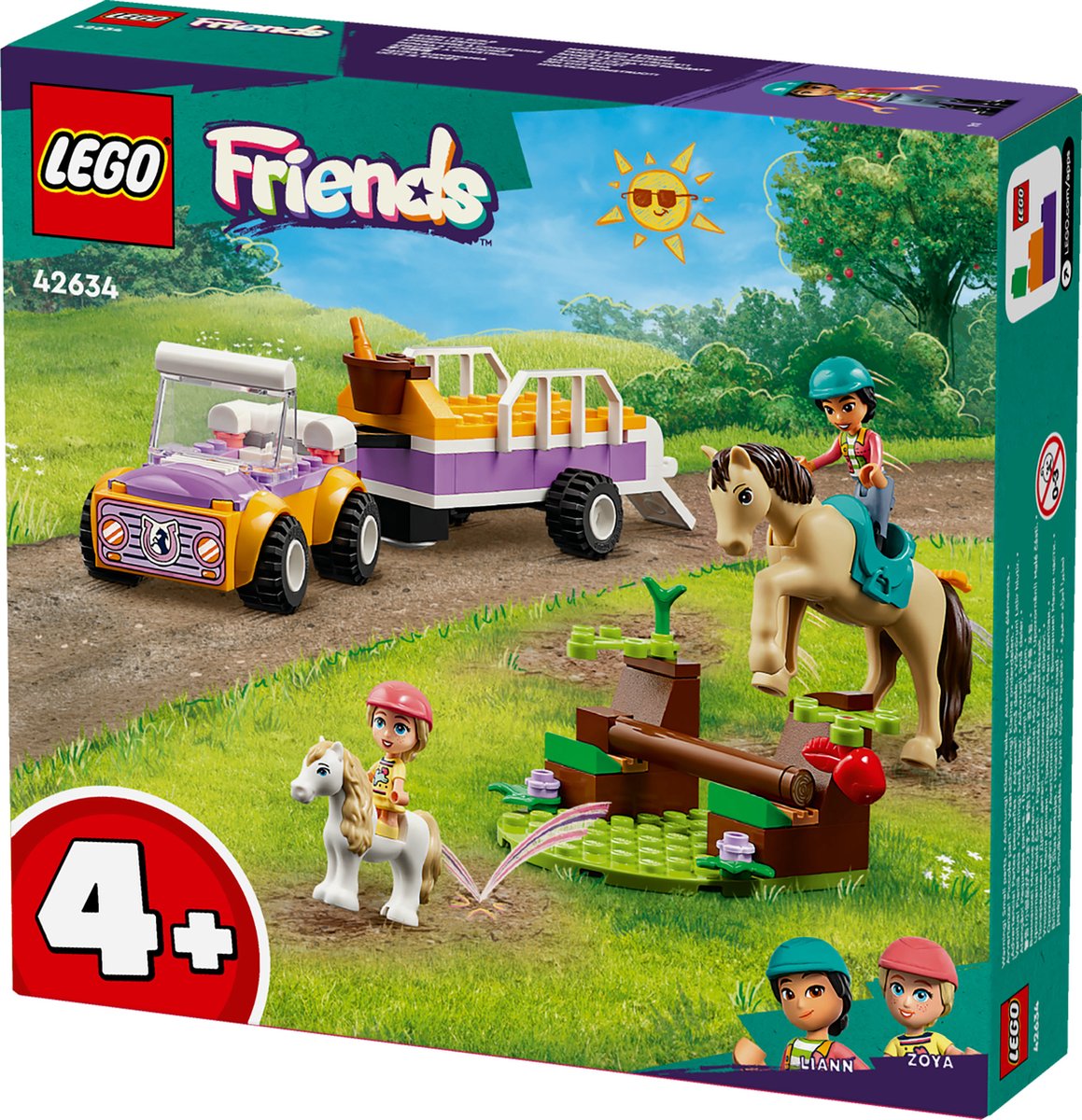 LEGO Friends Paarden- en Ponytrailer - 42634