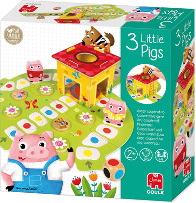 Goula 3 Kleine Biggetjes Houten Spel