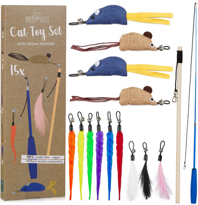 BeGreat Pretty Kitty Vegan XL Speelgoedset voor Katten