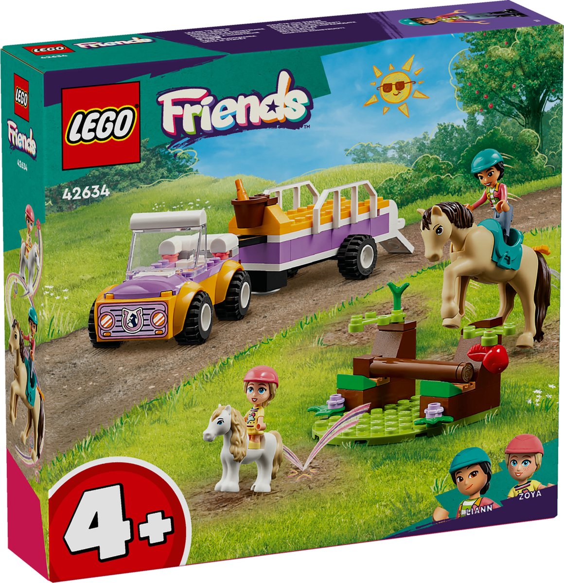 LEGO Friends Paarden- en Ponytrailer - 42634