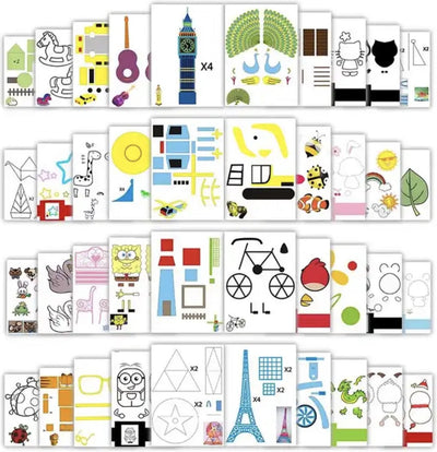 Vleugel 3D Pen Tekenboek voor Kinderen - Inspirerende Modellen