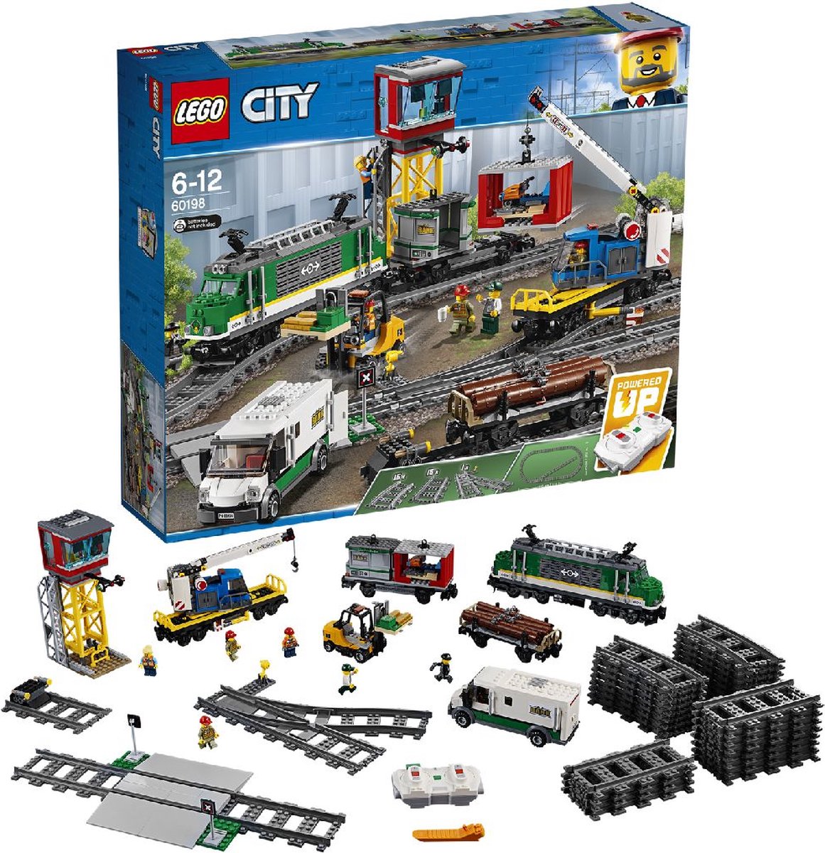 LEGO City Goederentrein met Afstandsbediening - 60198
