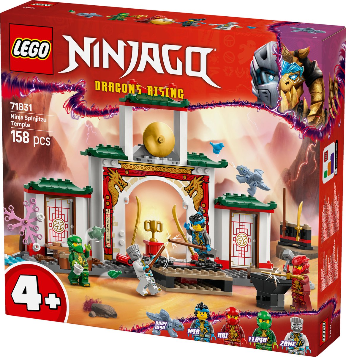 LEGO NINJAGO Ninja Tempel Spinjitzu Actie - 71831