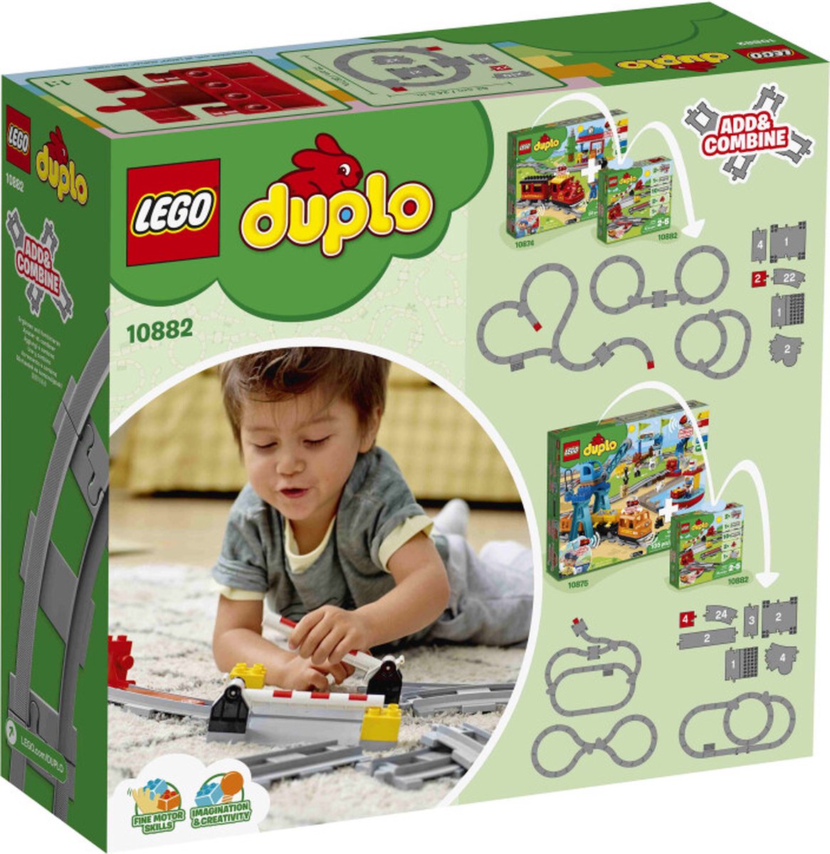 LEGO DUPLO Mijn Stad Treinrails - 10882