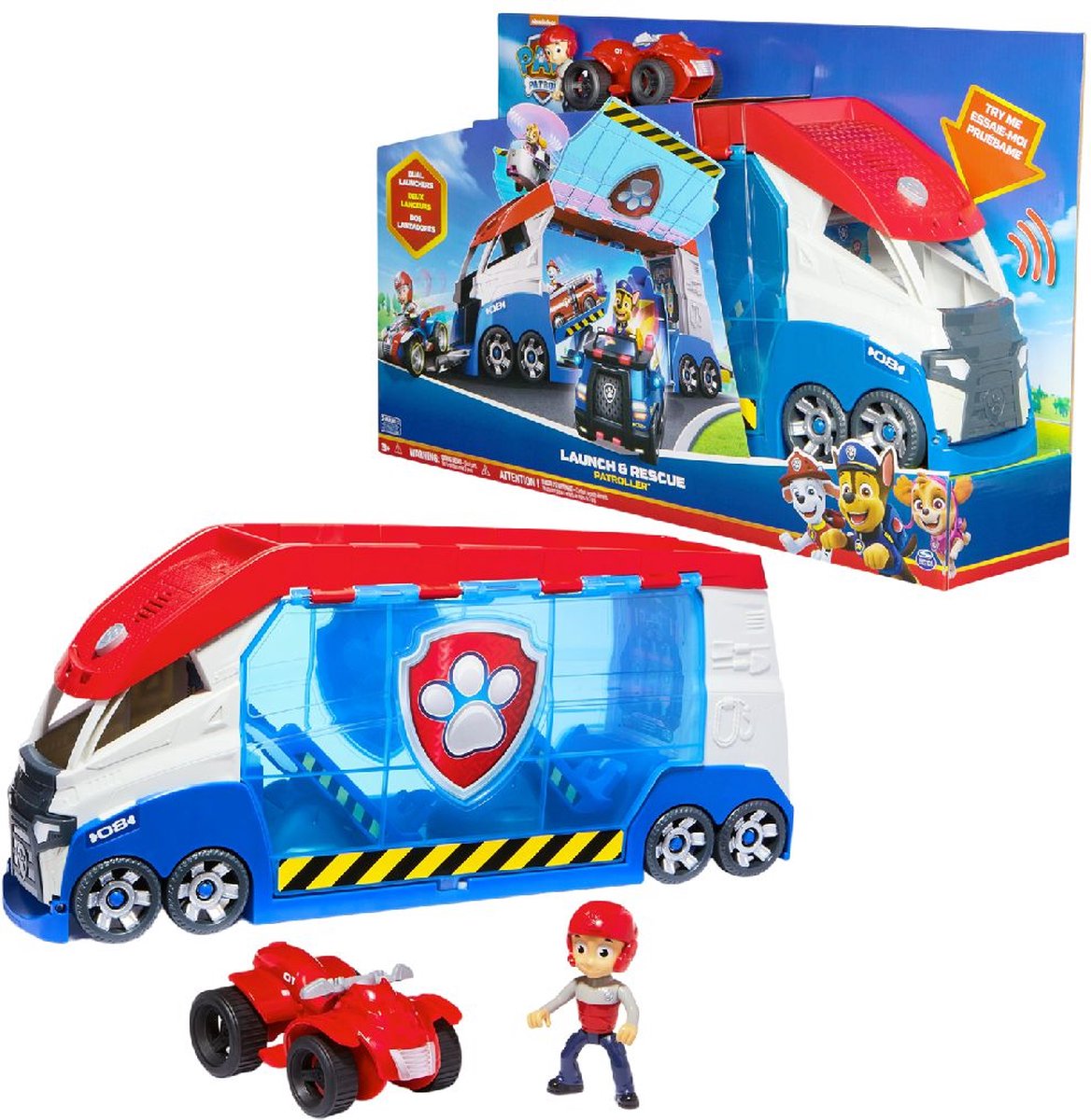 PAW Patrol Transformerende PAW Patroller met Geluid en Licht