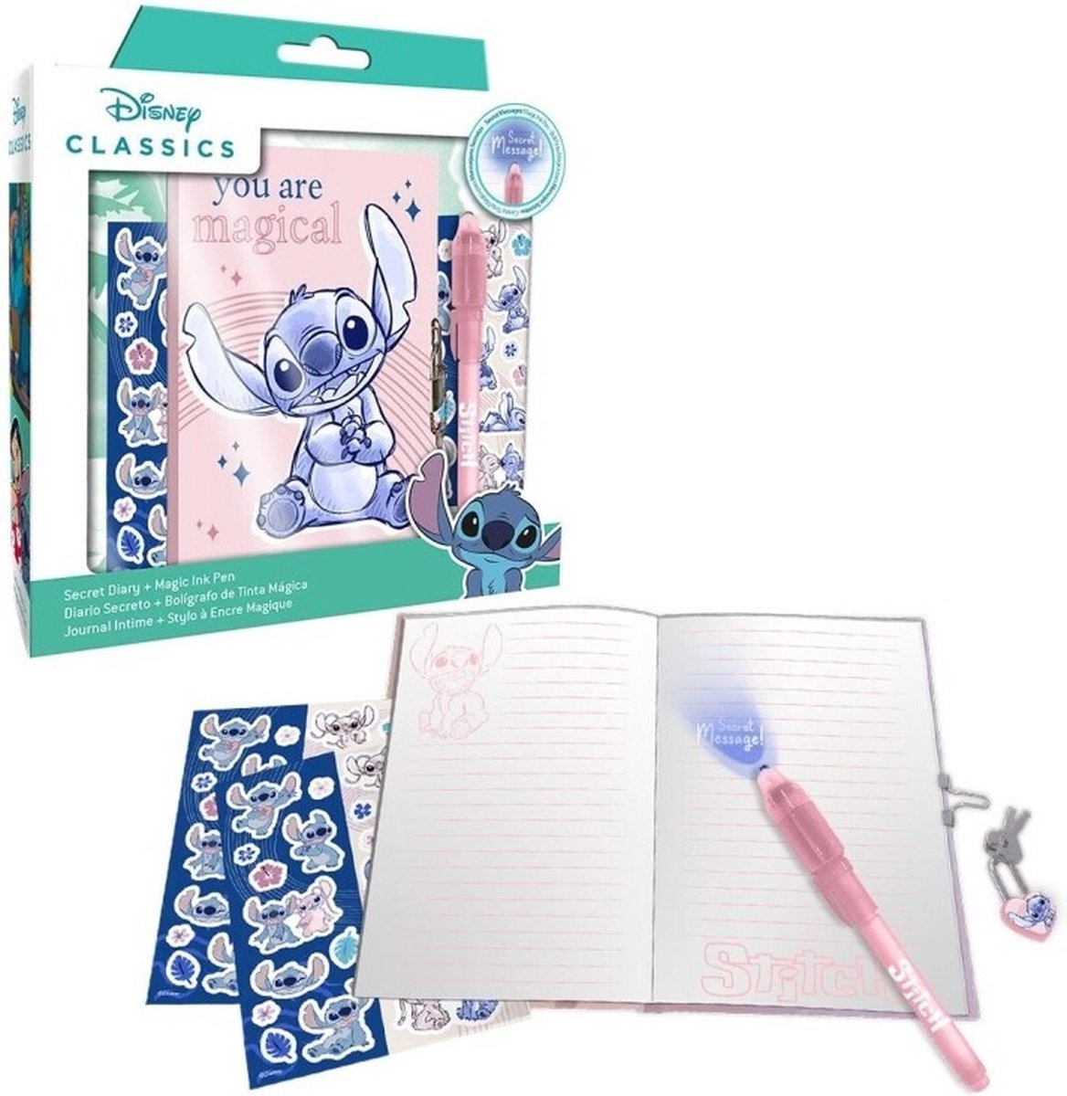 Kids Licensing Lilo & Stitch Geheim Dagboek met Magie