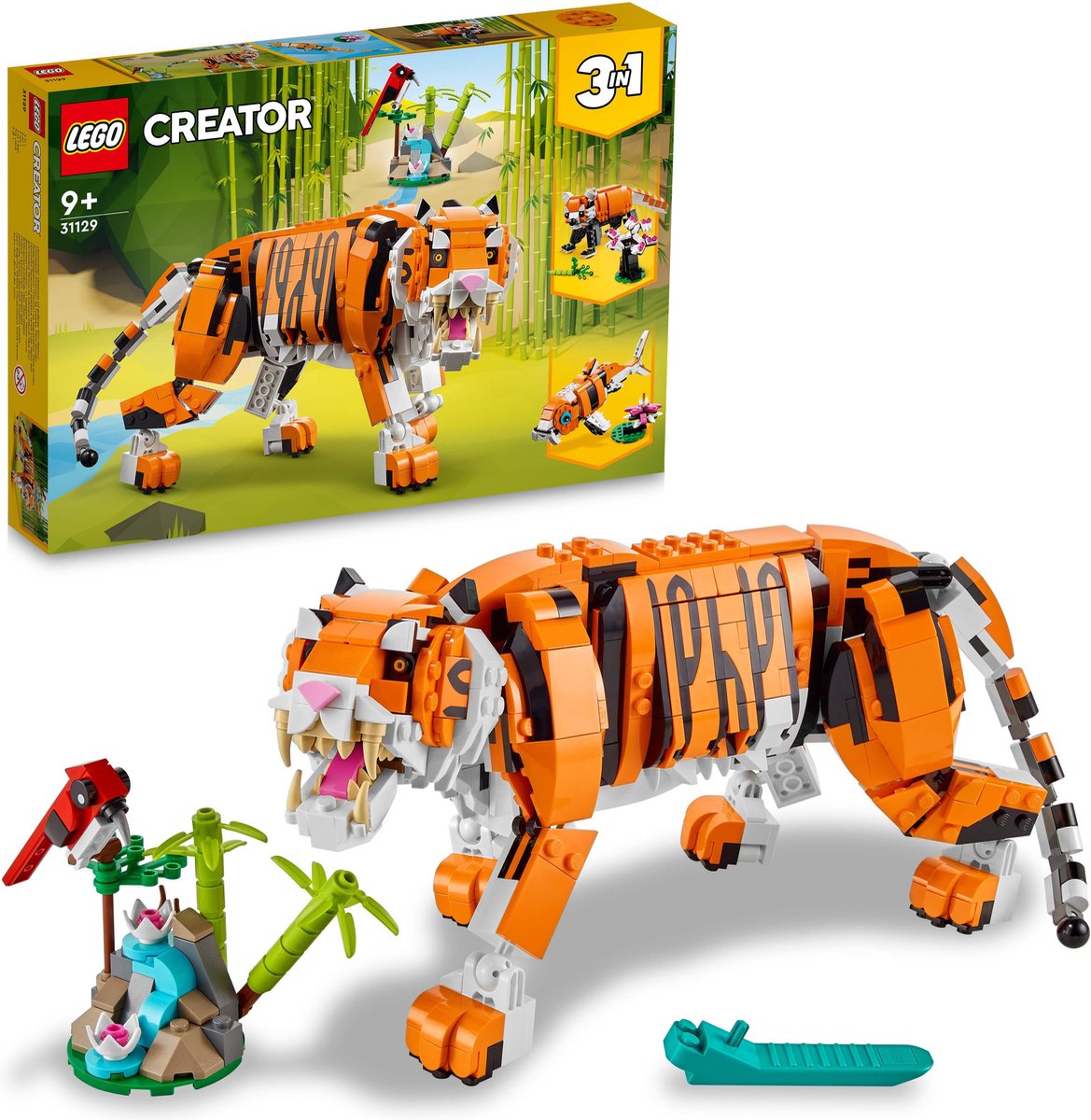 LEGO Creator 3-in-1 Majestueuze Tijger - 31129