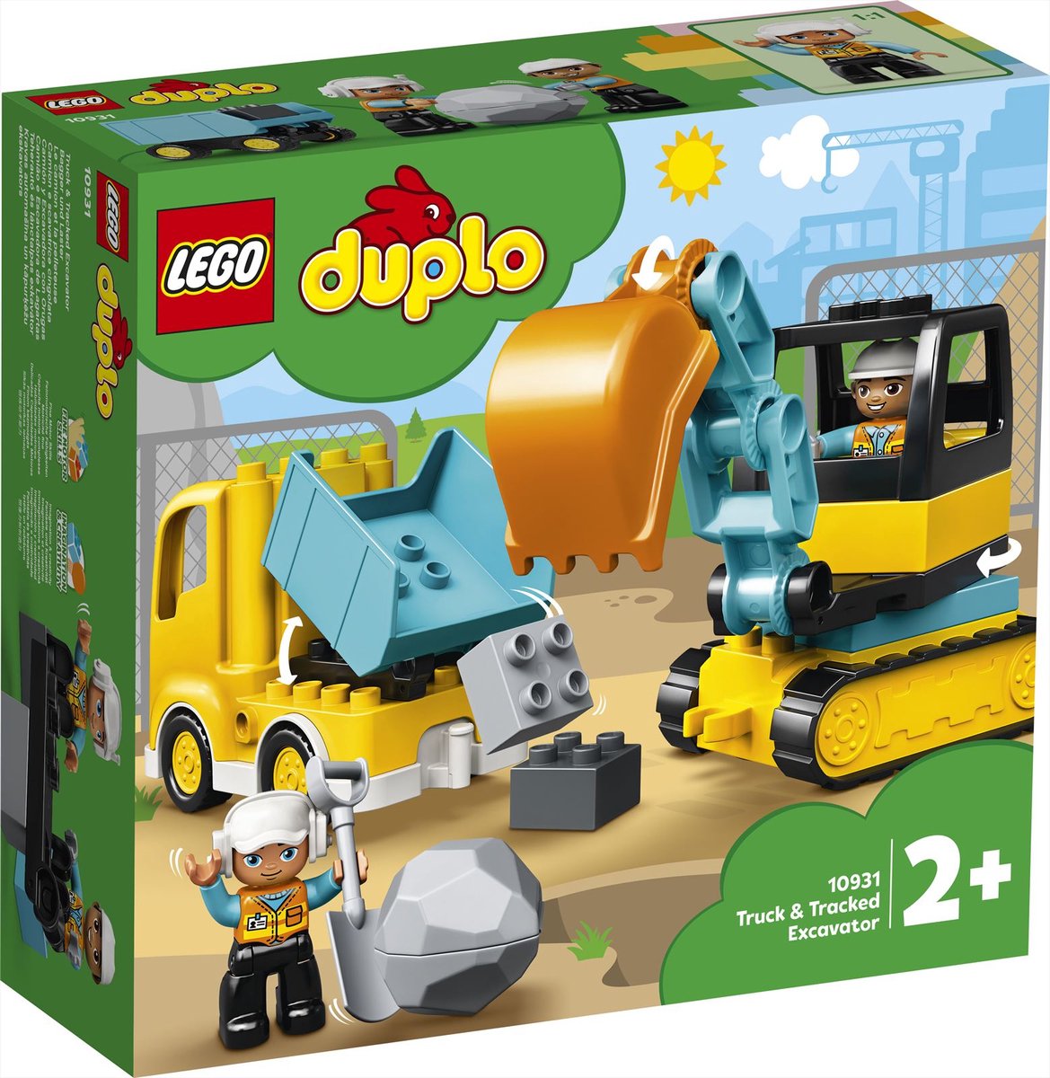 LEGO DUPLO Vrachtwagen en Graafmachine - 10931