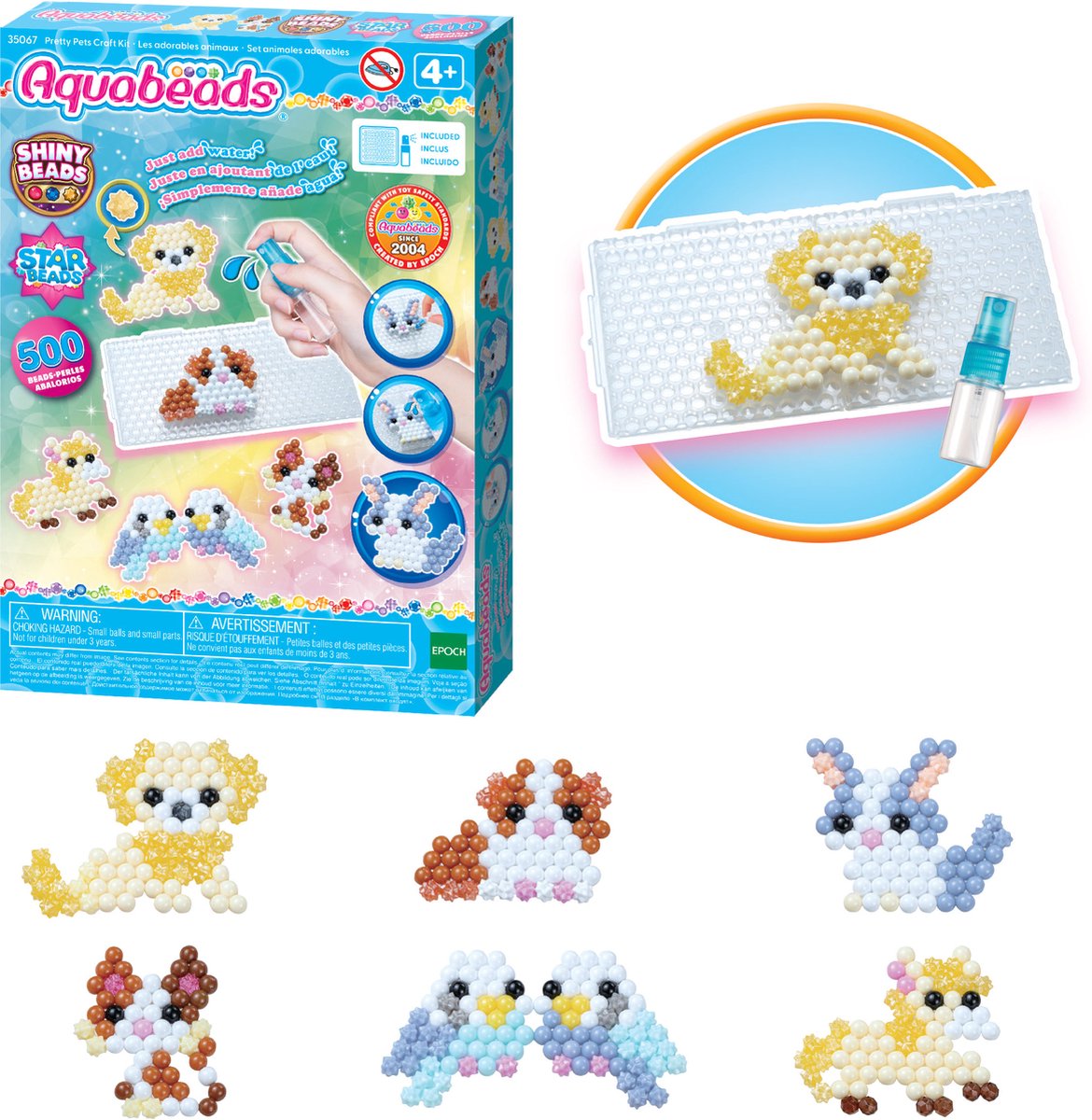 Aquabeads Schattige Dieren Kit