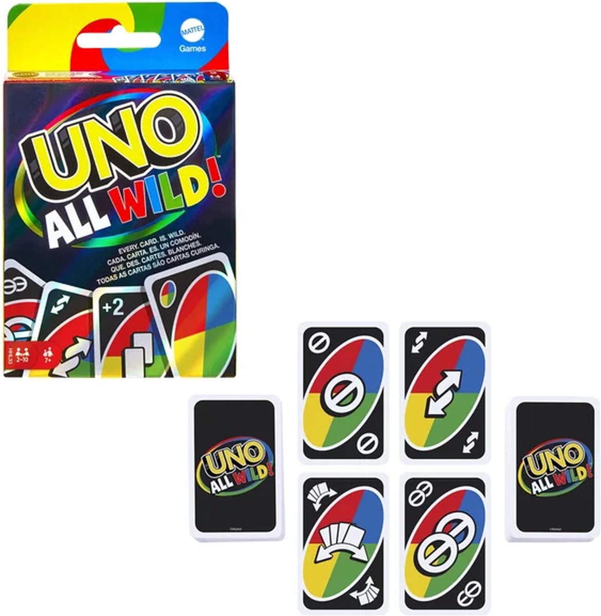 Mattel Games UNO All Wild Kaartspel
