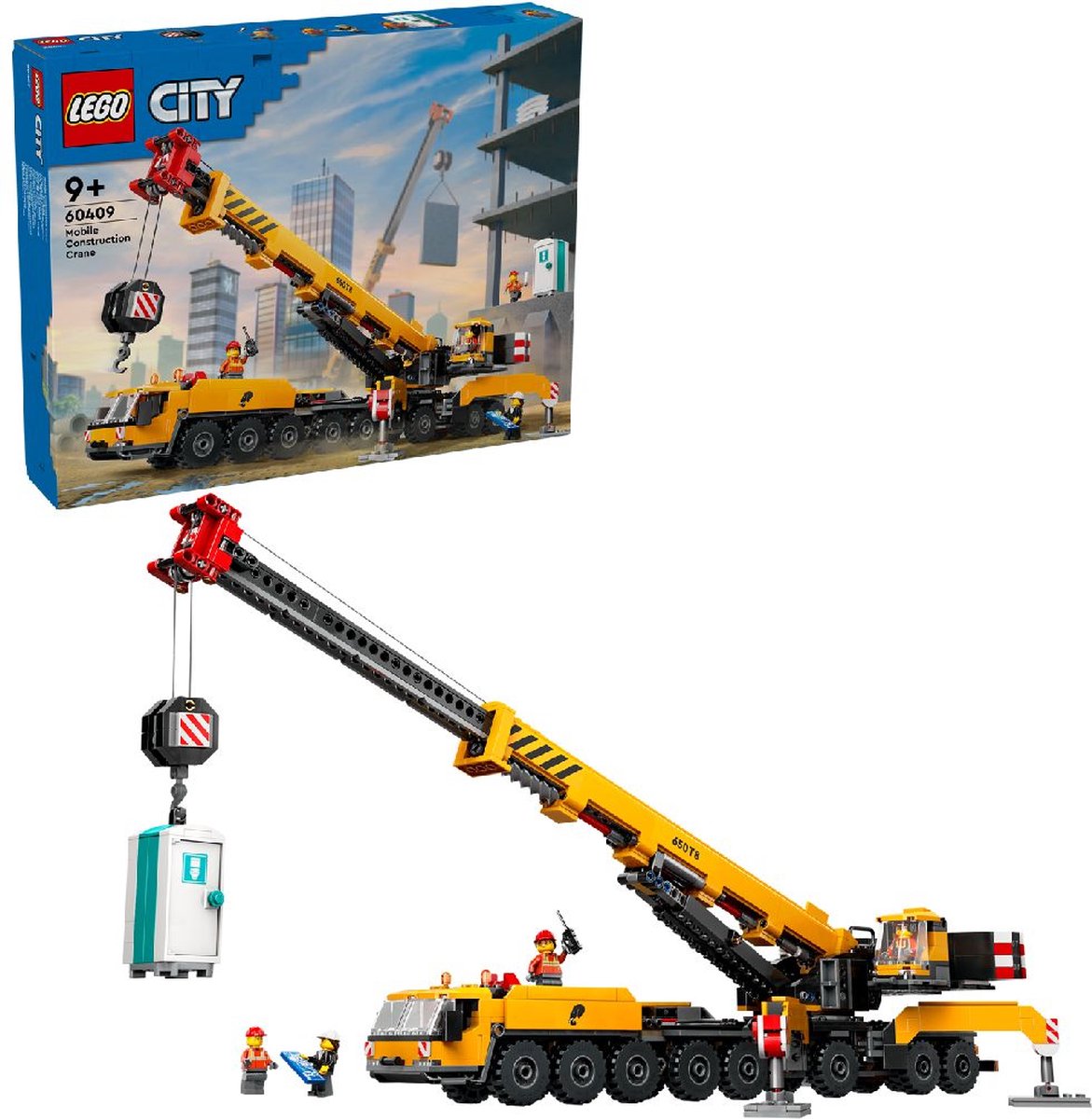 LEGO City Mobiele Bouwkraan Geel - 60409