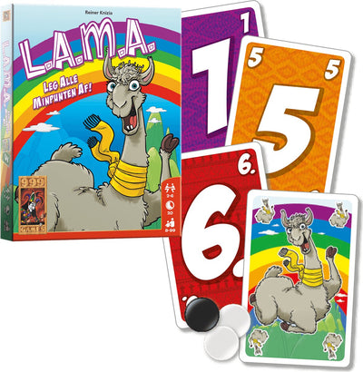 999 Games L.A.M.A. Kaartspel Feesteditie