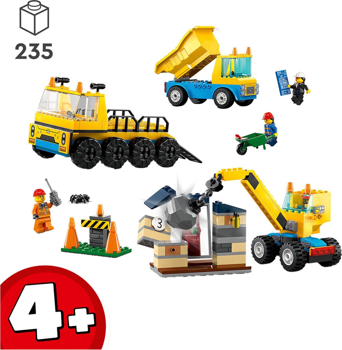 LEGO City Bouw- en Sloopvoertuigen Set - 60391