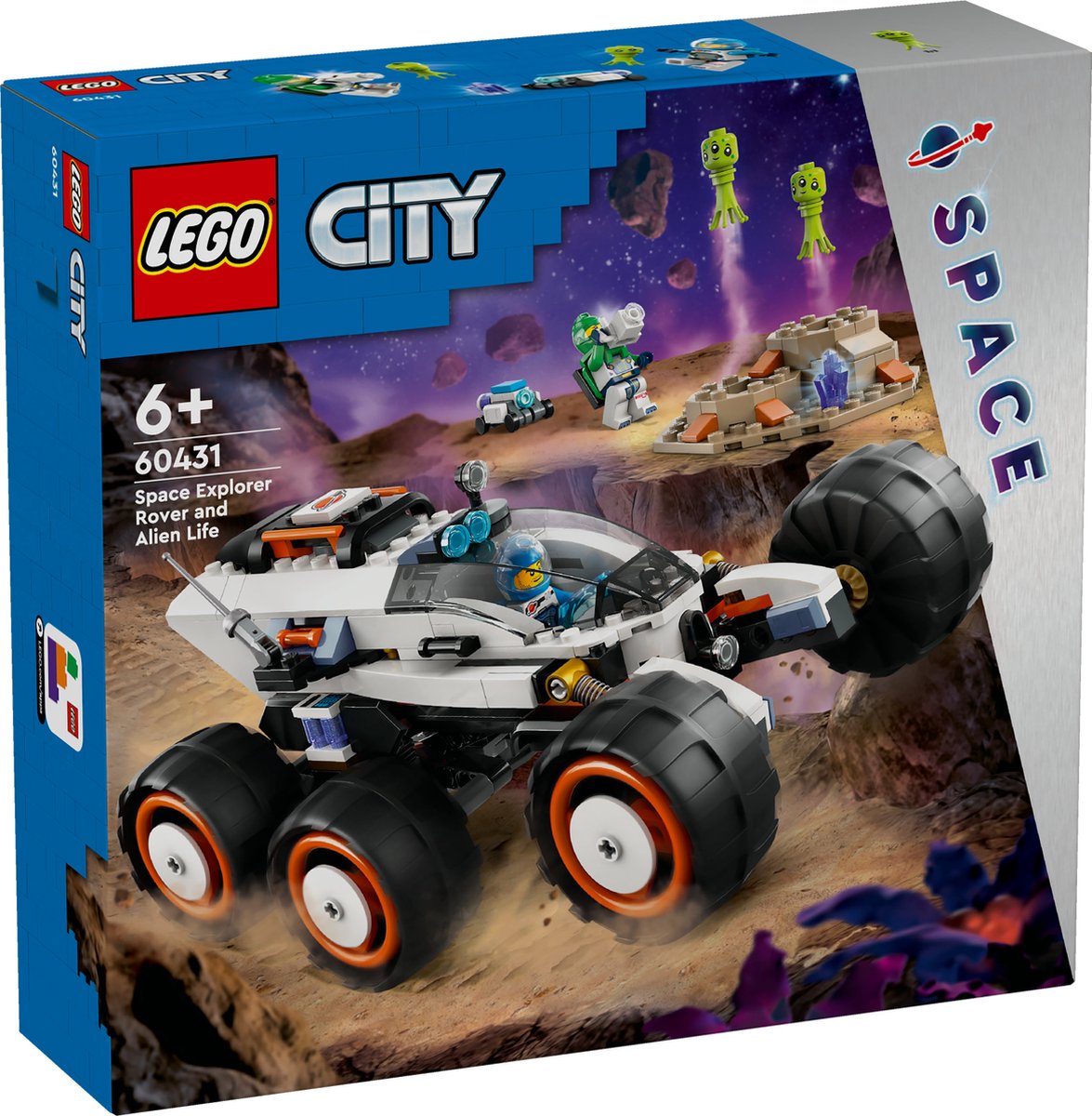 LEGO City Ruimteverkenner en Alien Leven - 60431