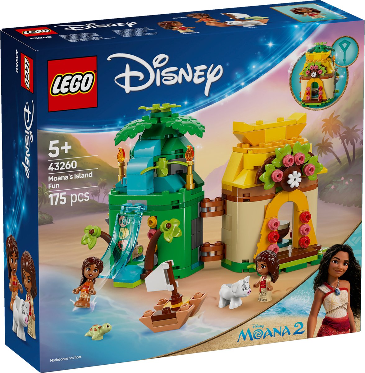 LEGO Disney Princess Moana's Speeleiland - 43260