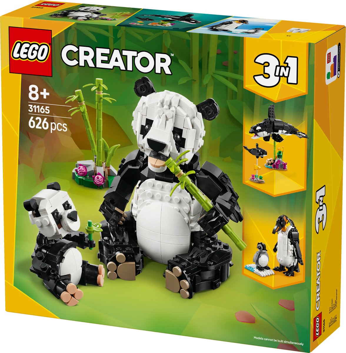 LEGO Creator 3in1 Wilde Dieren: Pandafamilie - 31165