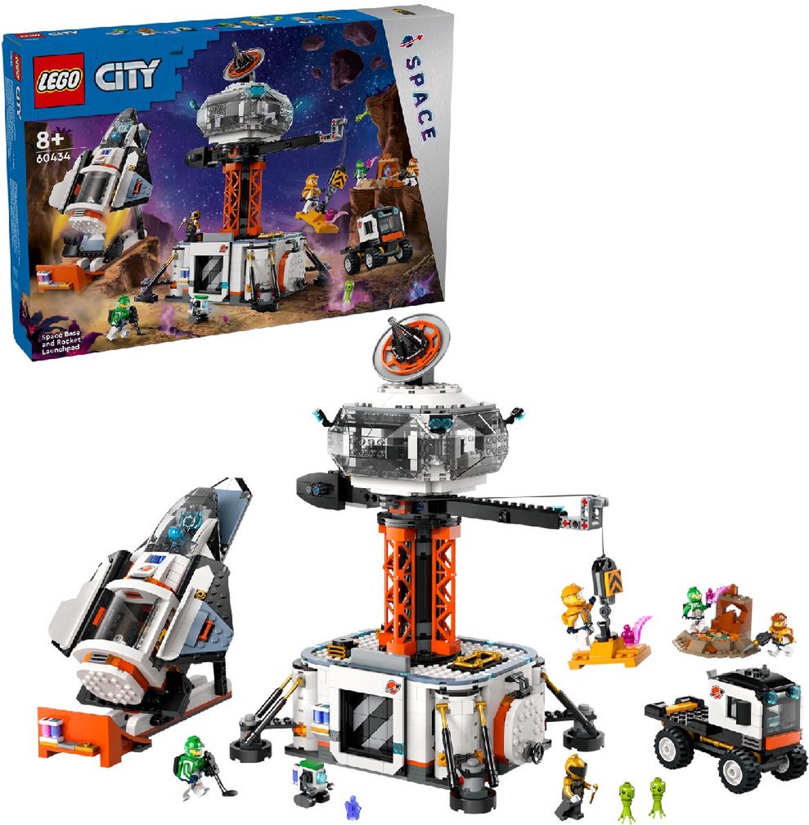 LEGO City Ruimtebasis en Lanceerraket - 60434