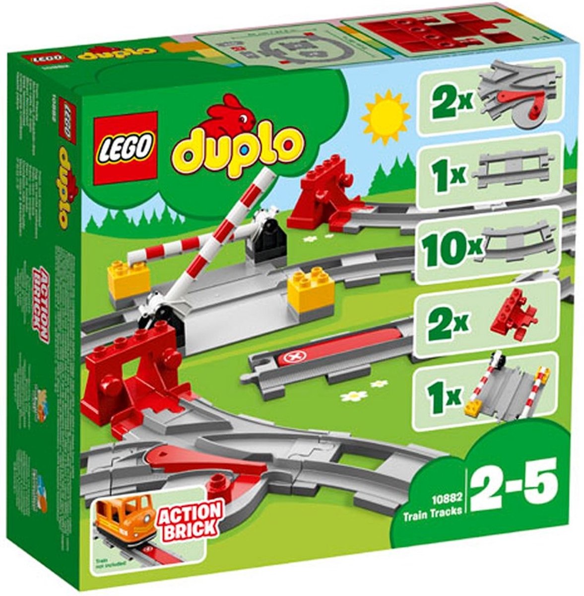 LEGO DUPLO Mijn Stad Treinrails - 10882