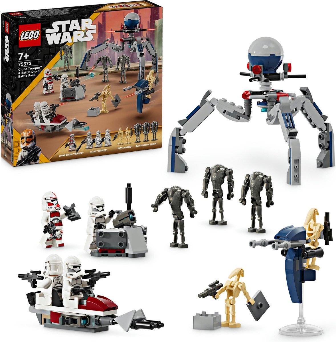 LEGO Star Wars Clone Trooper & Battle Droid Set - 75372