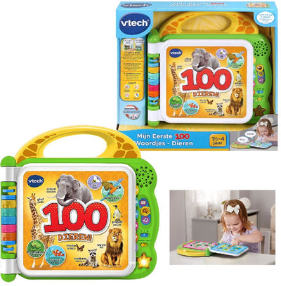 VTech Mijn Eerste 100 Woordjes - Dierenboek