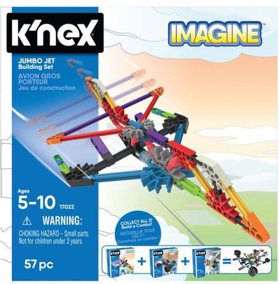 K'NEX Jumbo Jet Bouwset voor Avontuurlijke Constructies