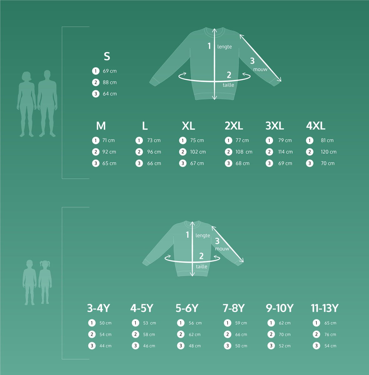JAP Christmas Lichtgevende Kersttrui (M) - Zwart - 100% Gerecycled