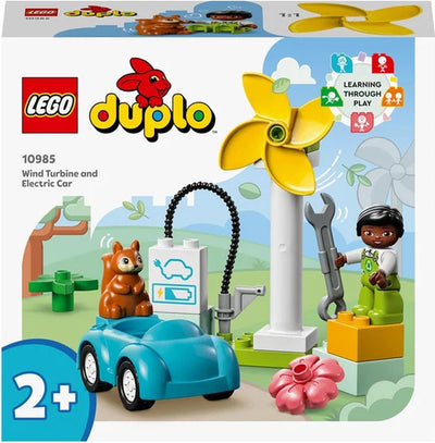 LEGO DUPLO Mijn Stad Windmolen en Elektrische Auto - 10985