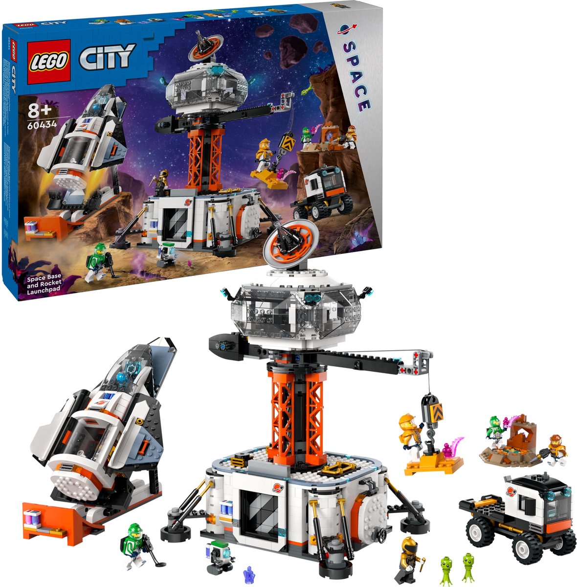 LEGO City Ruimtebasis en Lanceerraket - 60434