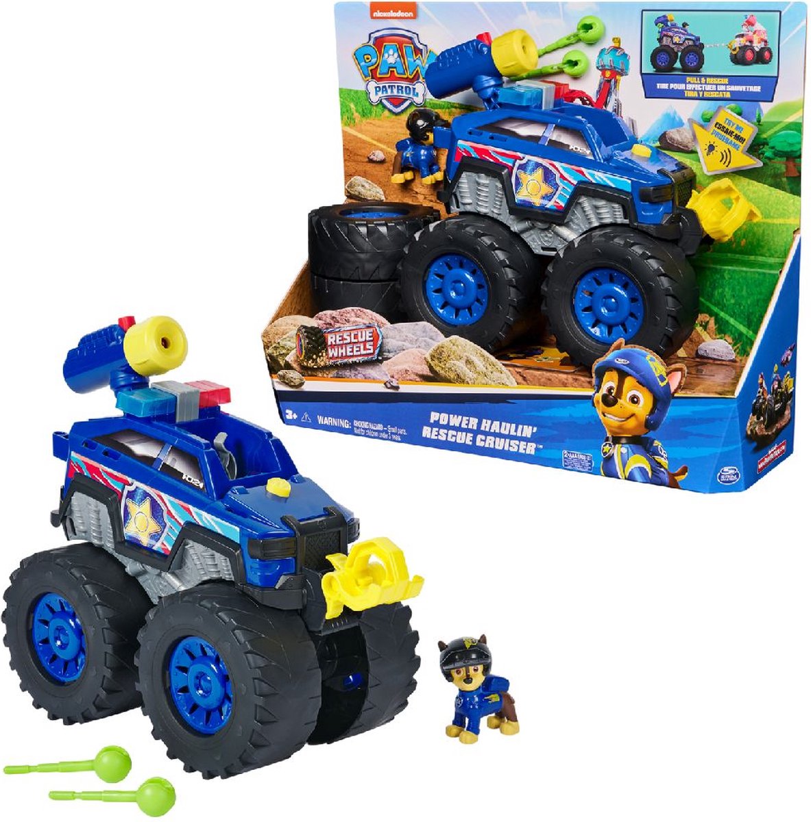 PAW Patrol Power Haulin' Cruiser van Chase met Geluid en Licht