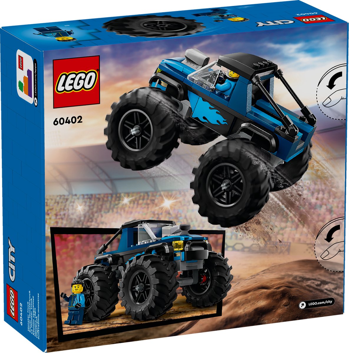 LEGO City Monstertruck Blauw - 60402