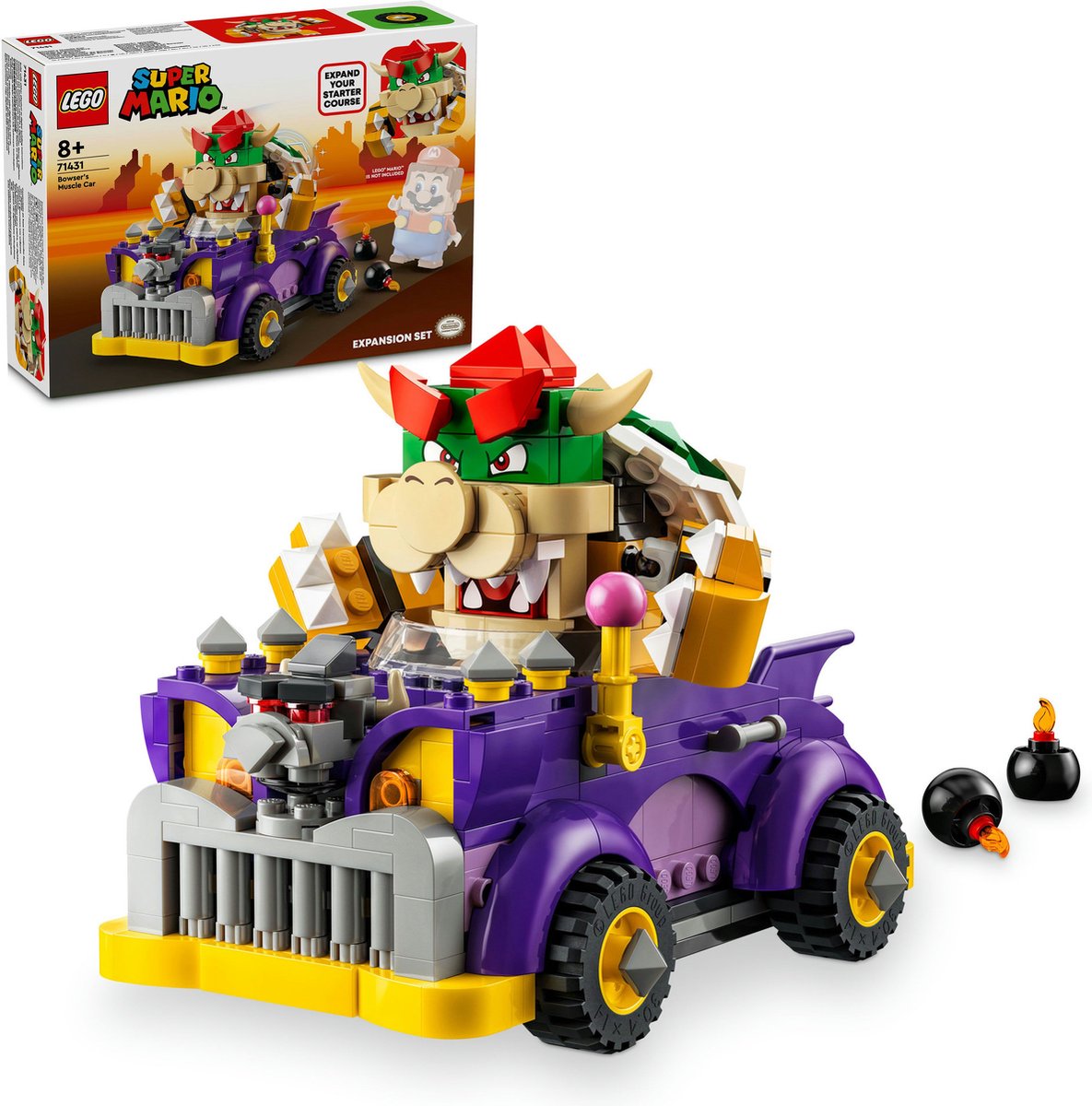 LEGO Super Mario Uitbreidingsset: Bowser's Auto - 71431