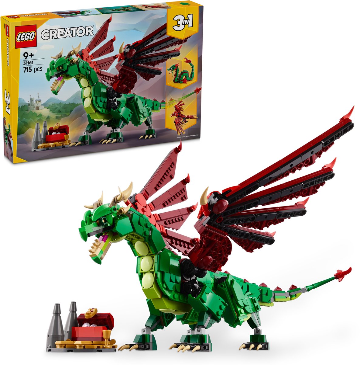 LEGO Creator 3-in-1 Middeleeuwse Draak - 31161