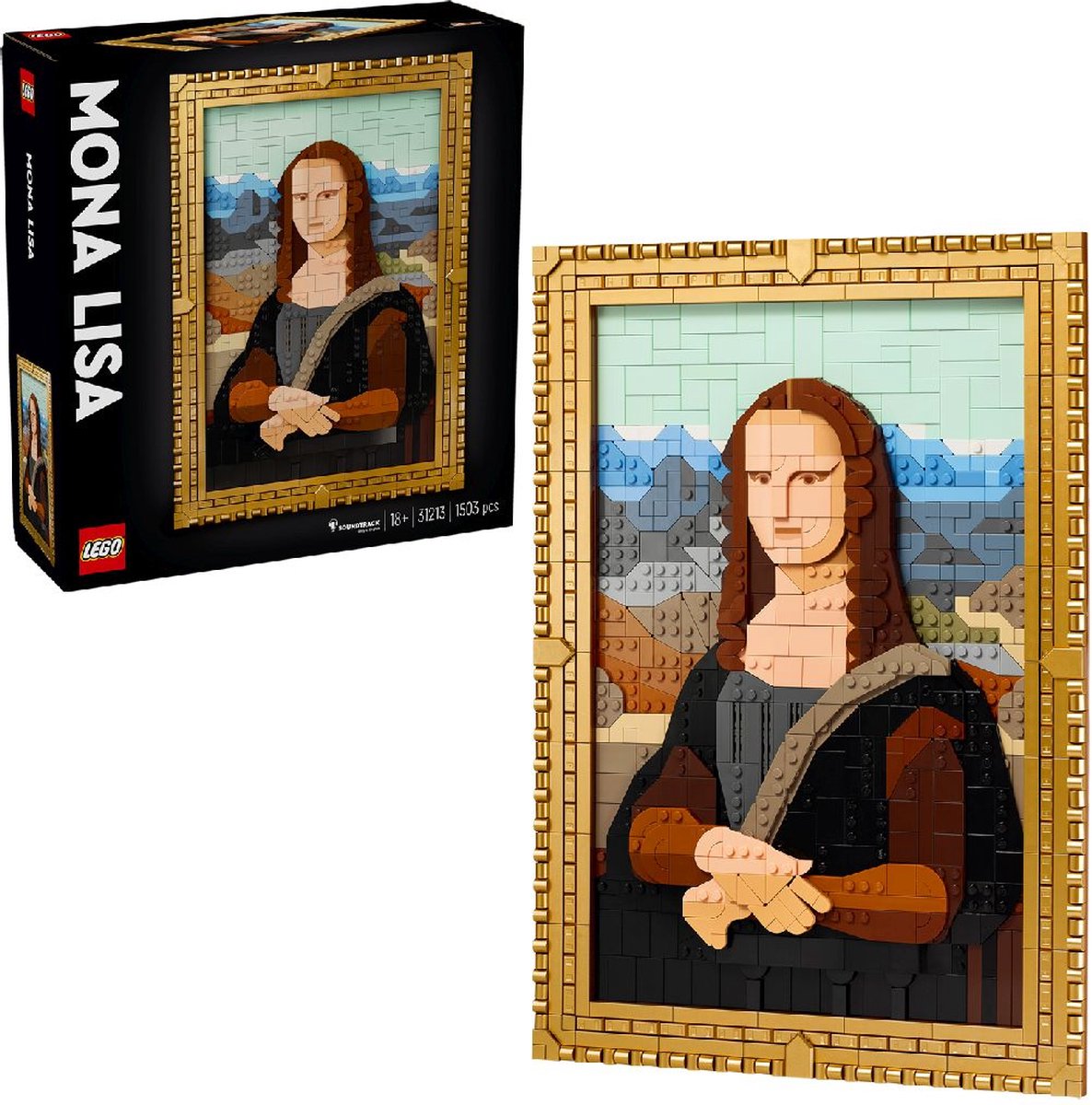 LEGO Art Mona Lisa - Iconisch Kunstwerk Bouwset - 31213