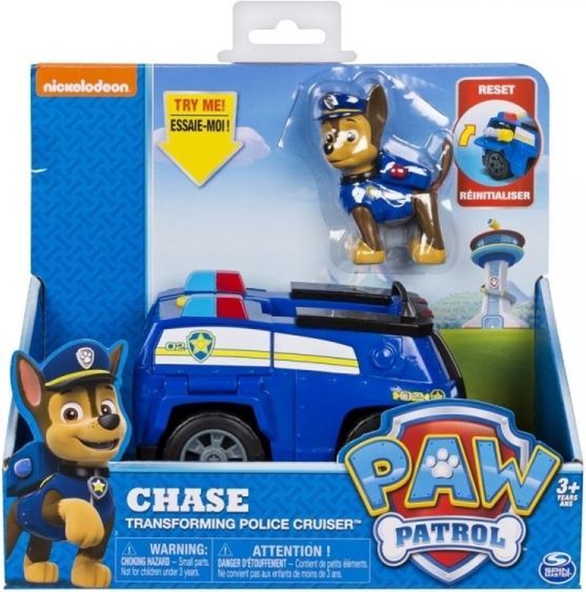 PAW Patrol Chase Politiewagen met Verzamelbare Figuur