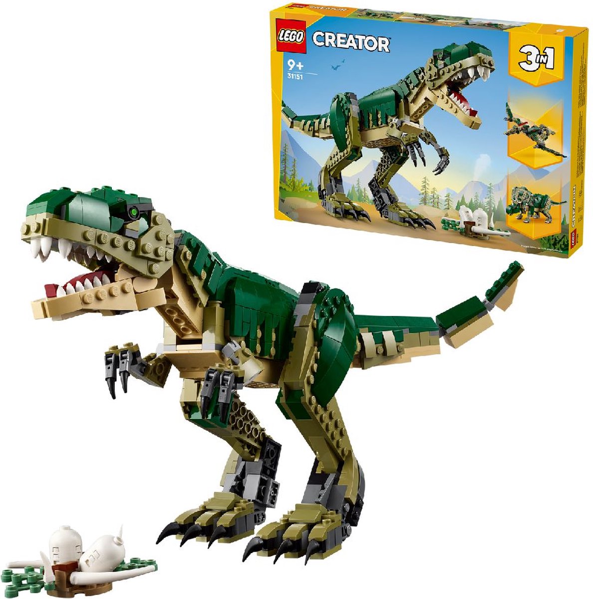 LEGO Creator 3in1 T. rex Dinosaurus Bouwset - 31151