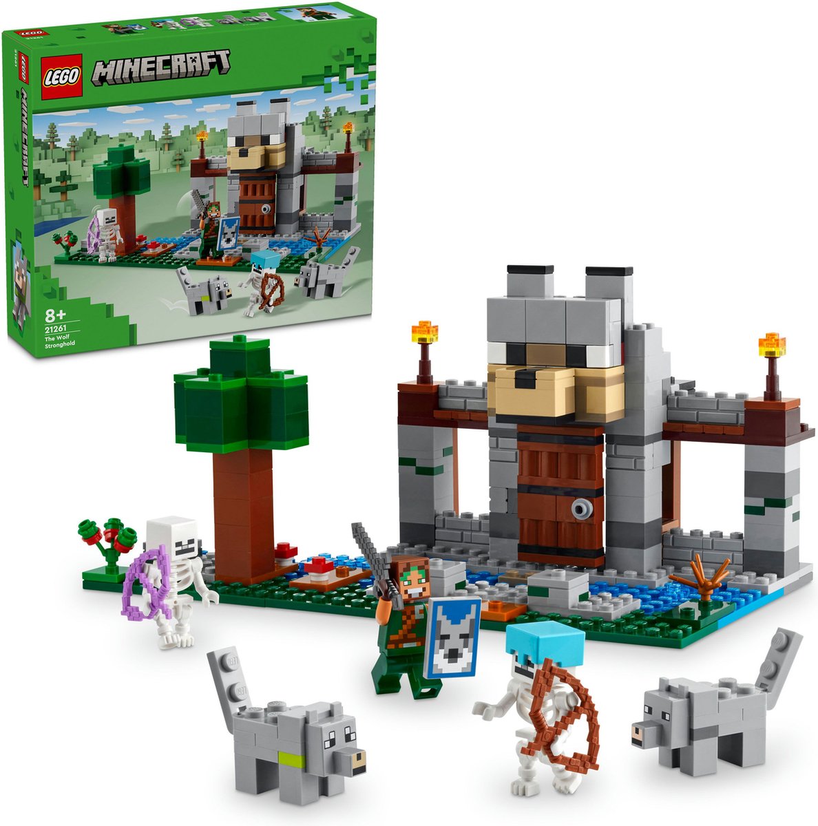 LEGO Minecraft Kasteel van de Wolf met Fort - 21261
