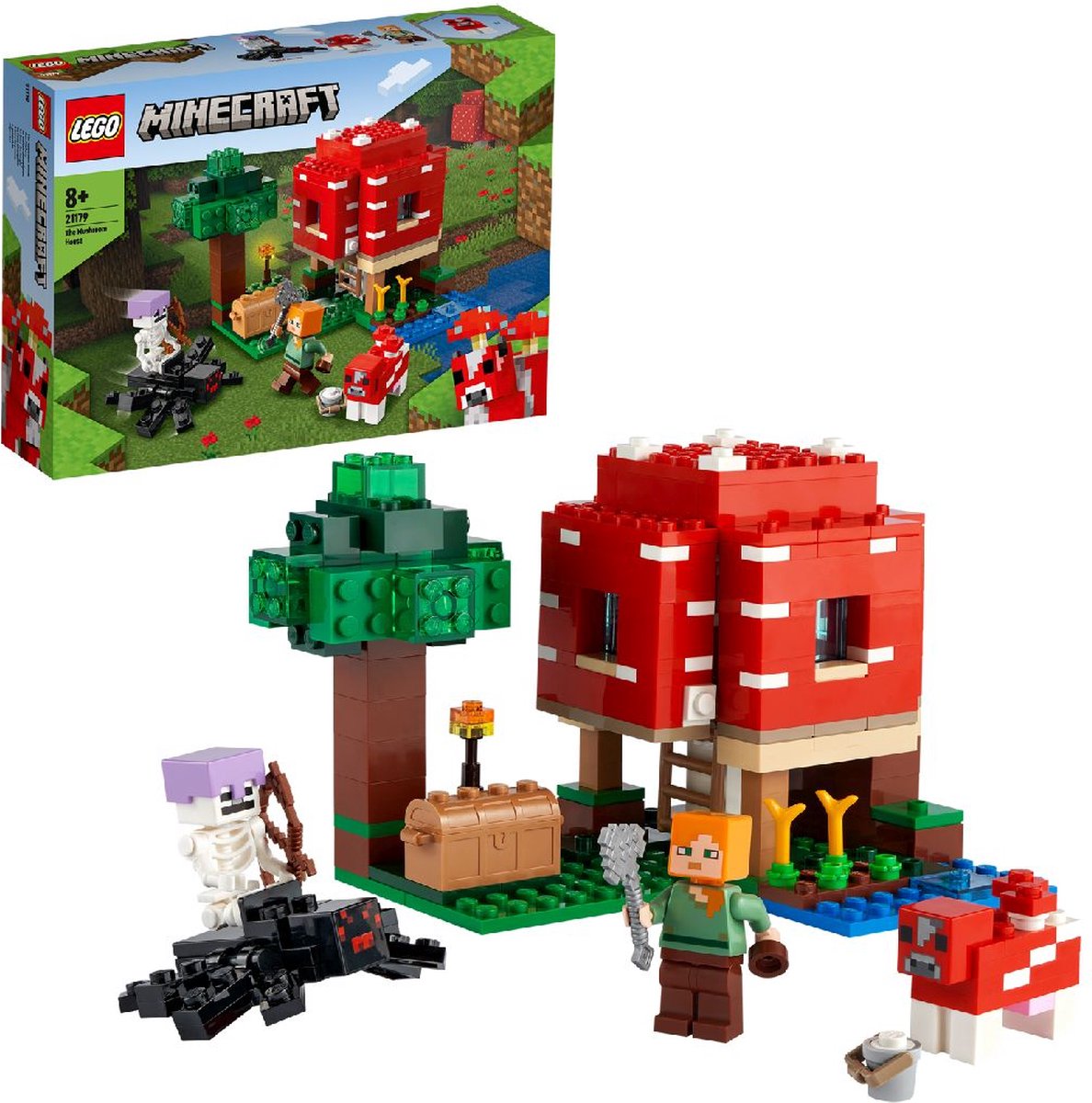 LEGO Minecraft De Champignonhuis Bouwset - 21179