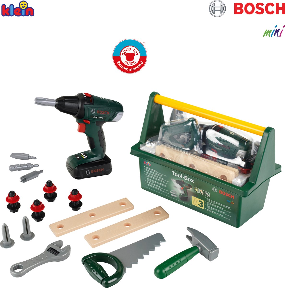 Klein Toys Bosch Gereedschapskist met Schroevendraaier II